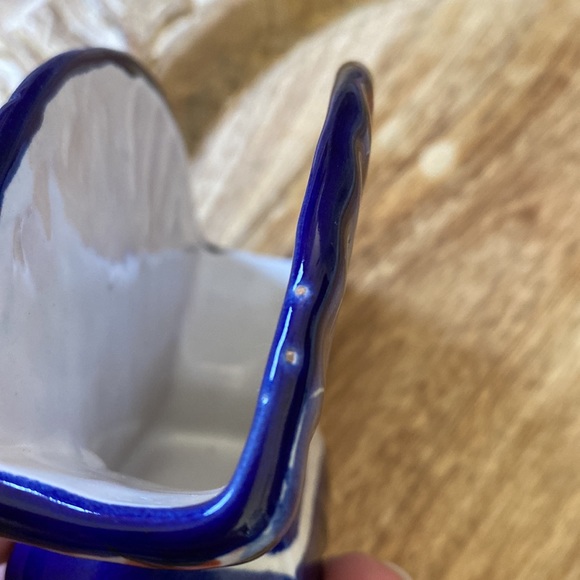 MEXICAN TALAVERA POTTERY NAPKIN HOLDER EUC - Picture 7 of 7